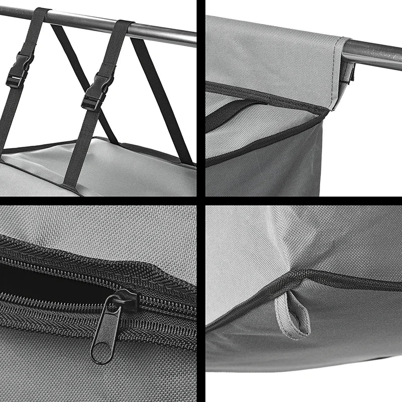 ProPlus Organizer 4-vaks 34 x 34 x 96 cm met ritsvak + 7 mm keder