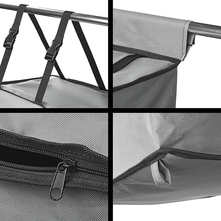 ProPlus Organizer 4-vaks 34 x 34 x 96 cm met ritsvak + 7 mm keder