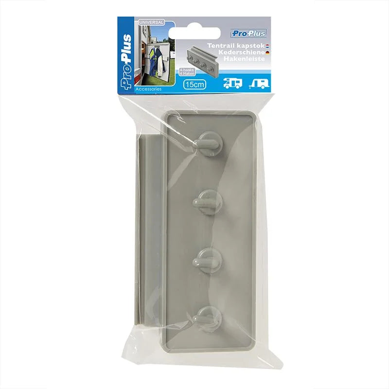 ProPlus Tentrail kapstok 4-haaks