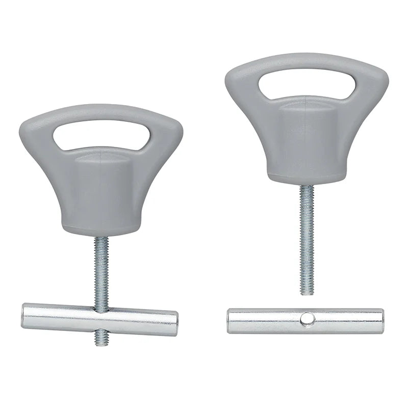 ProPlus Eindstop met kunststof knop voor tentrail 5-6mm - set van 2 stuks