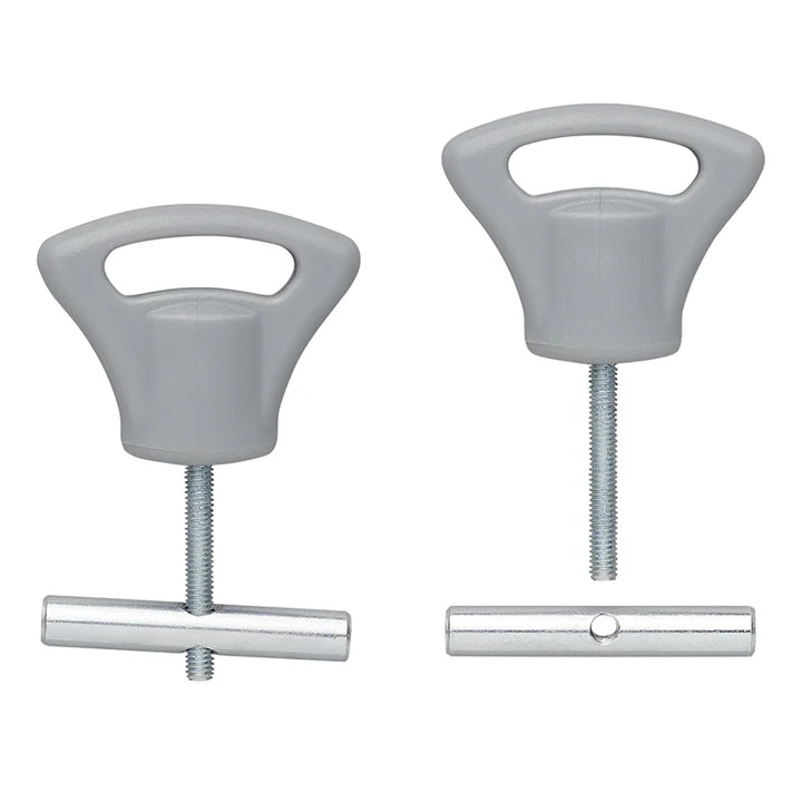 ProPlus Eindstop met kunststof knop voor tentrail 5-6mm - set van 2 stuks