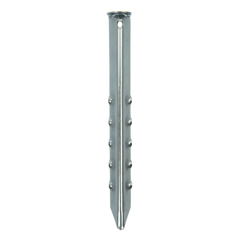 ProPlus Tentharing 30cm metaal geribbeld 2 stuks in polybag