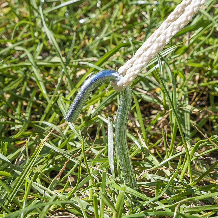 ProPlus Tentharing 22cm metaal met open oog