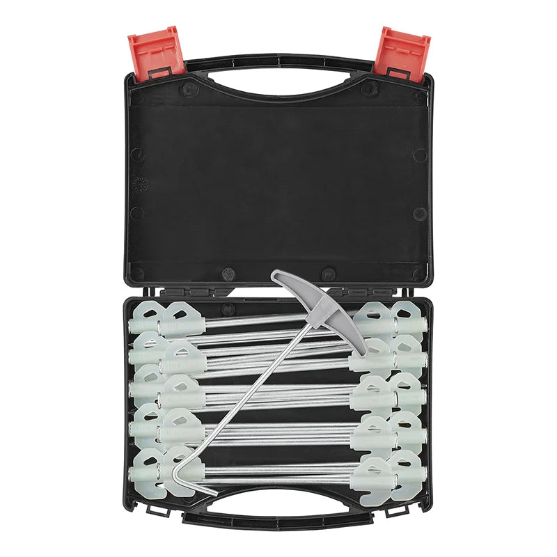 ProPlus Rotspen 20 cm metaal met glow-in-the-dark haak - set van 20 stuks in koffer