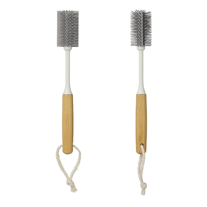 ProPlus Flessenborstel siliconen 31,5 cm Ø5 cm x 7,5 cm bamboe