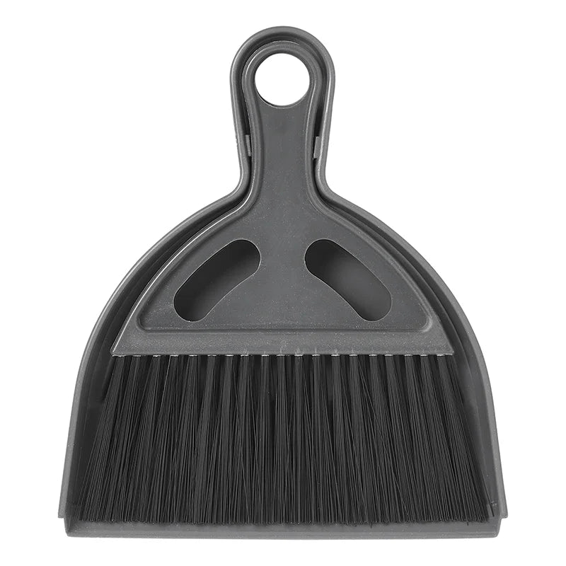 ProPlus Mini Stoffer en Blik - 17 x 1.5 cm - Zwart/Grijs