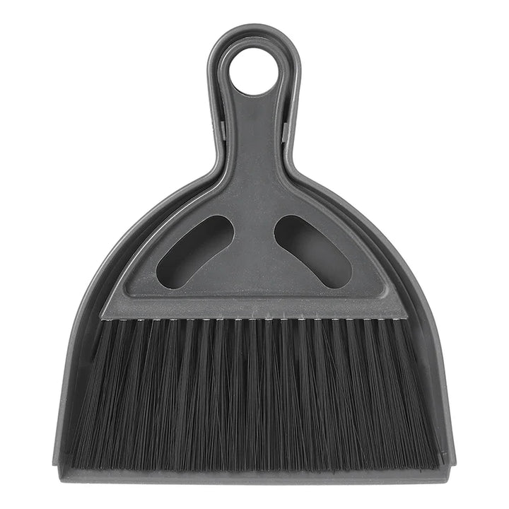 ProPlus Mini Stoffer en Blik - 17 x 1.5 cm - Zwart/Grijs