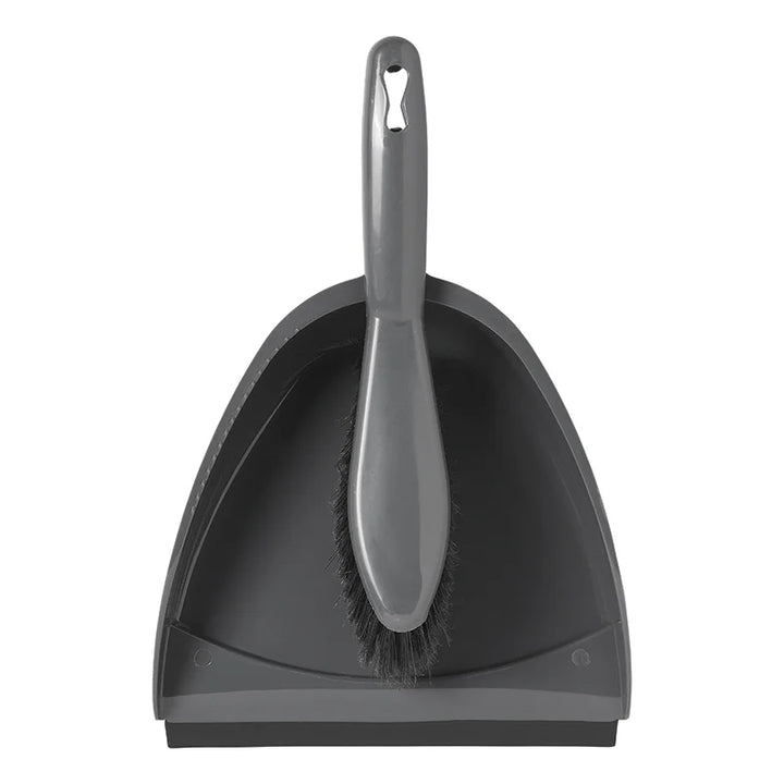 ProPlus Stoffer en Blik - 22 x 33 cm - Grijs/Zwart