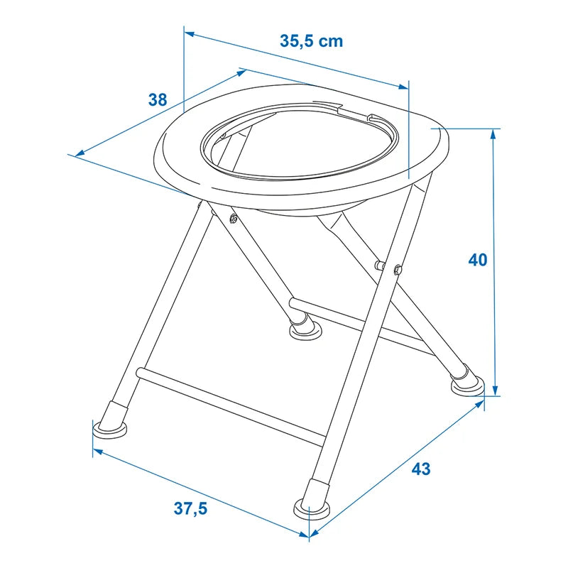 ProPlus Reistoilet - Opvouwbaar Toilet