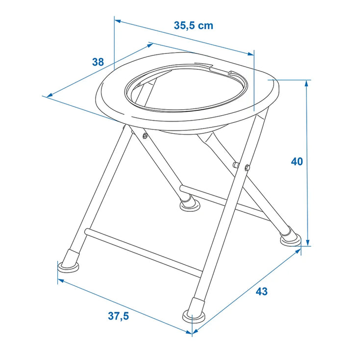 ProPlus Reistoilet - Opvouwbaar Toilet