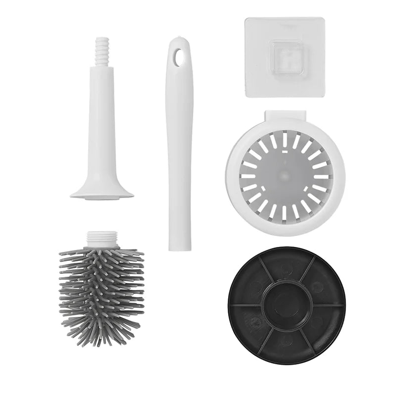 ProPlus Toiletborstel Met Houder - Reisformaat - Zelfklevend - Voor Caravan &amp; Camper