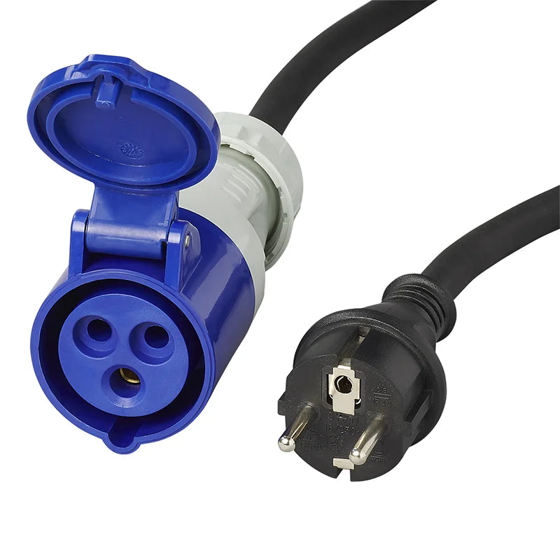 ProPlus Verloopkabel 150cm 3x2,5mm² van Schuko stekker naar CEE