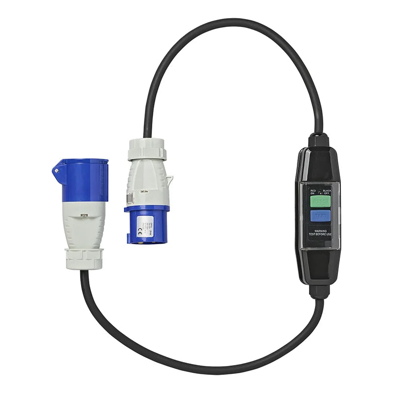 ProPlus Verloopkabel 120cm 3x1,5mm² CEE + aardlekschakelaar