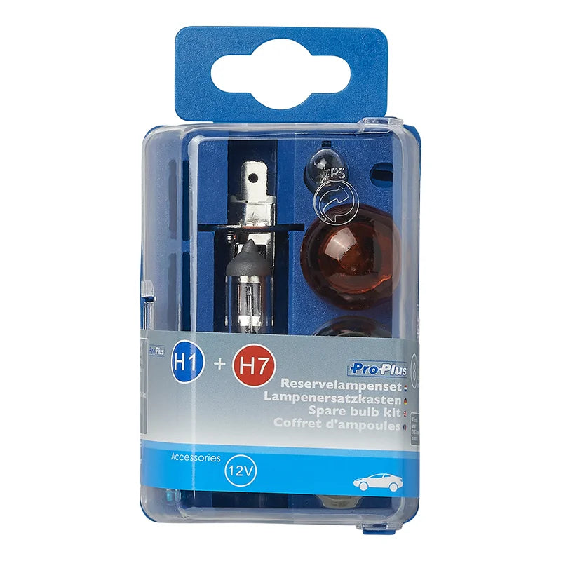 ProPlus Reservelampenset H1+H7 8-delig