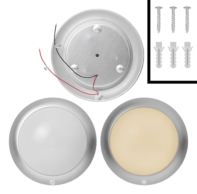 ProPlus Plafonnière / opbouwarmatuur 24-leds 12V 590lm Ø280x85mm