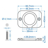 ProPlus Inbouw- / installatieframe enkelvoudig