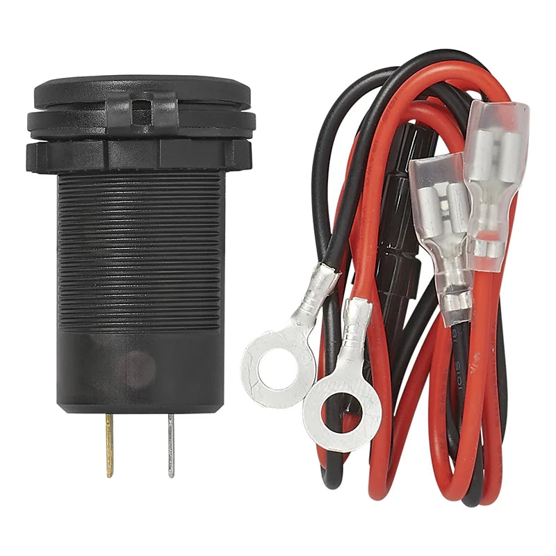 ProPlus USB-inbouwdoos drievoudig met 2x type A en 1x type C + voltmeter