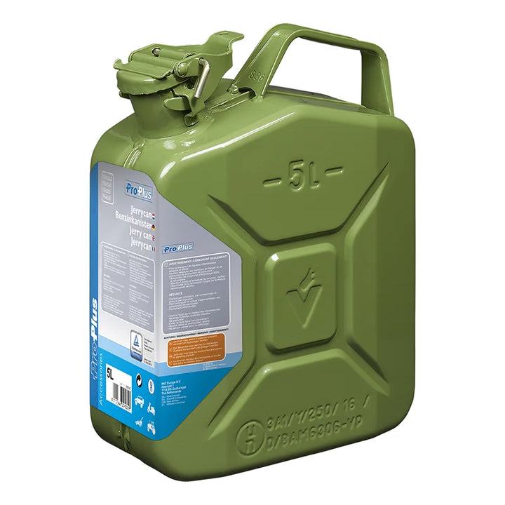ProPlus Jerrycan 5L metaal groen UN- &amp; TüV/GS-gekeurd