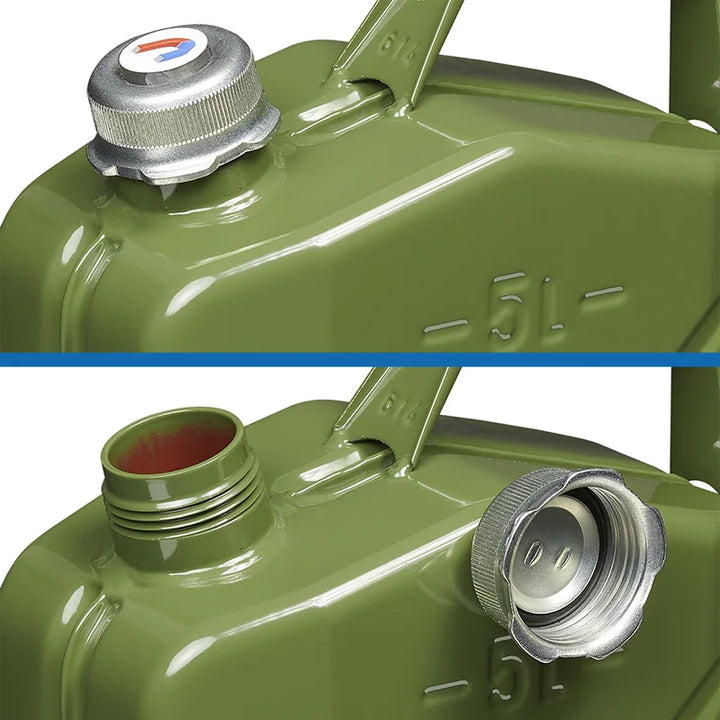 ProPlus Jerrycan 5L metaal groen met magnetische schroefdop UN- &amp; TüV/GS-gekeurd