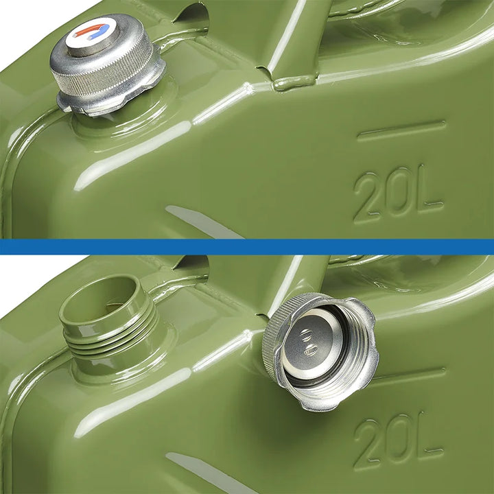 ProPlus Jerrycan 20L metaal groen met magnetische schroefdop UN- &amp; TüV/GS-gekeurd