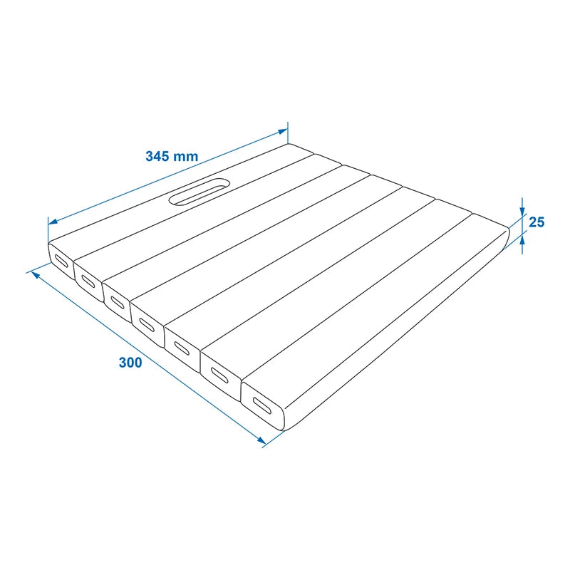 ProPlus Kniemat 30x34,5x2,5cm