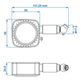 ProPlus Bandenspanningsmeter 4,5 Bar in blister