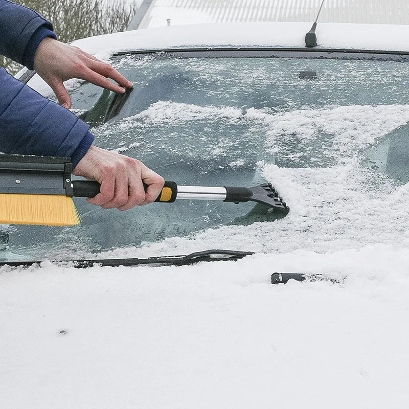 ProPlus Sneeuwborstel met raamtrekker en ijskrabber + telescopische steel