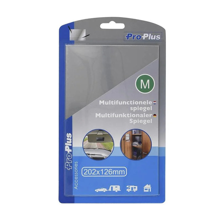 ProPlus Multifunctionele Plakspiegel - 202 x 126 mm - Maat M