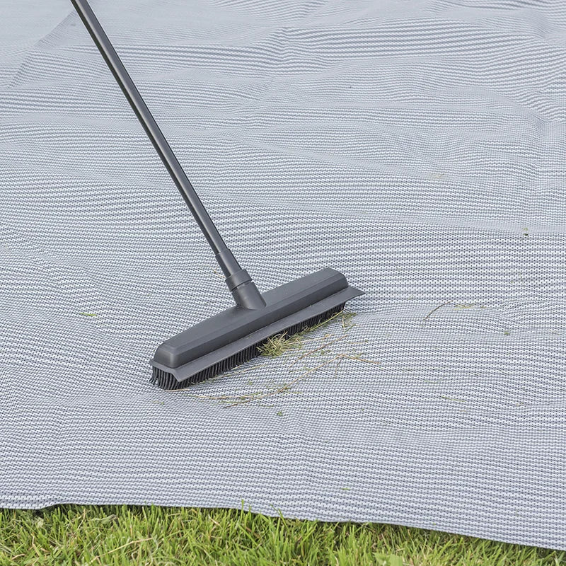 ProPlus Bezem rubber met telescopische steel 68 - 120 cm