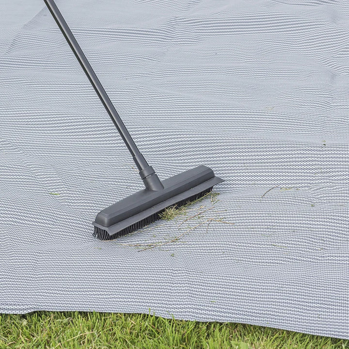 ProPlus Bezem rubber met telescopische steel 68 - 120 cm