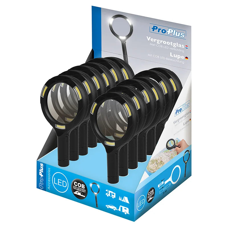ProPlus Vergrootglas met COB verlichting