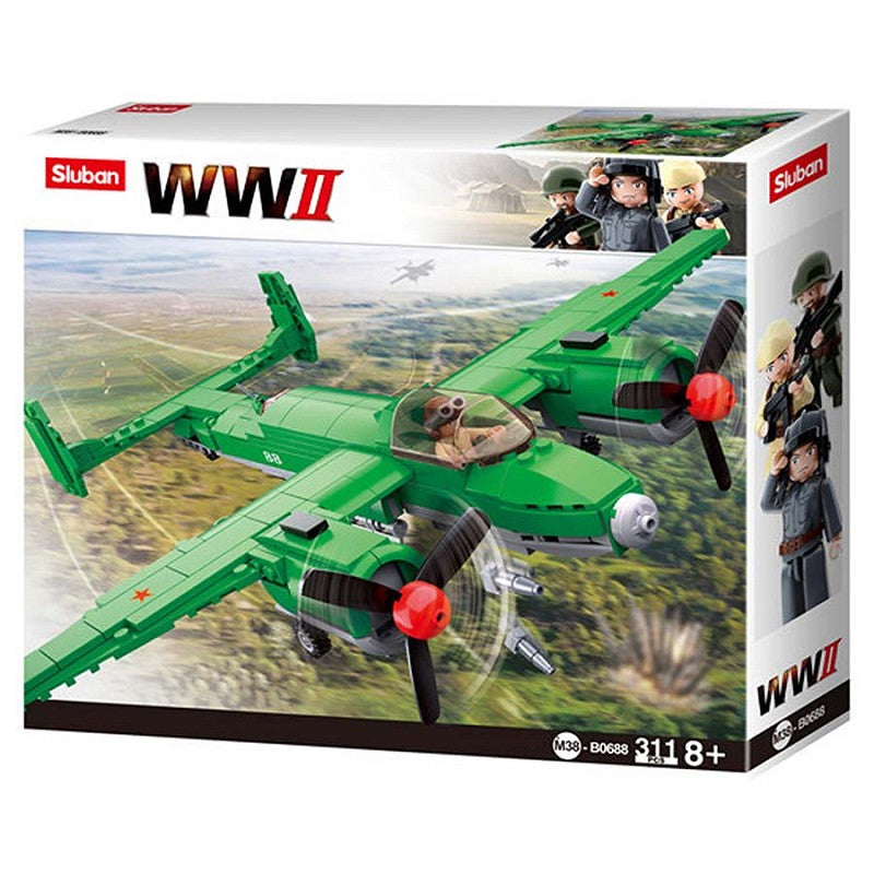 Sluban WWII Allied Bomber M38-B0688 