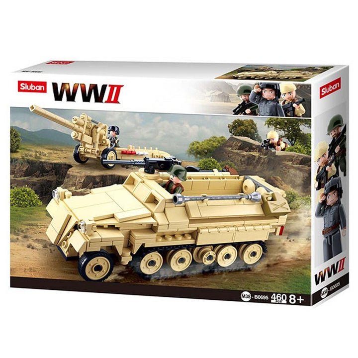 Sluban WWII German Half Track M38-B0695 