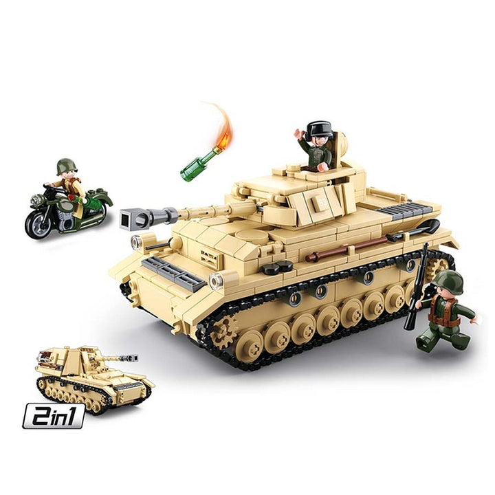 Sluban WWII German Tank M38-B0693 
