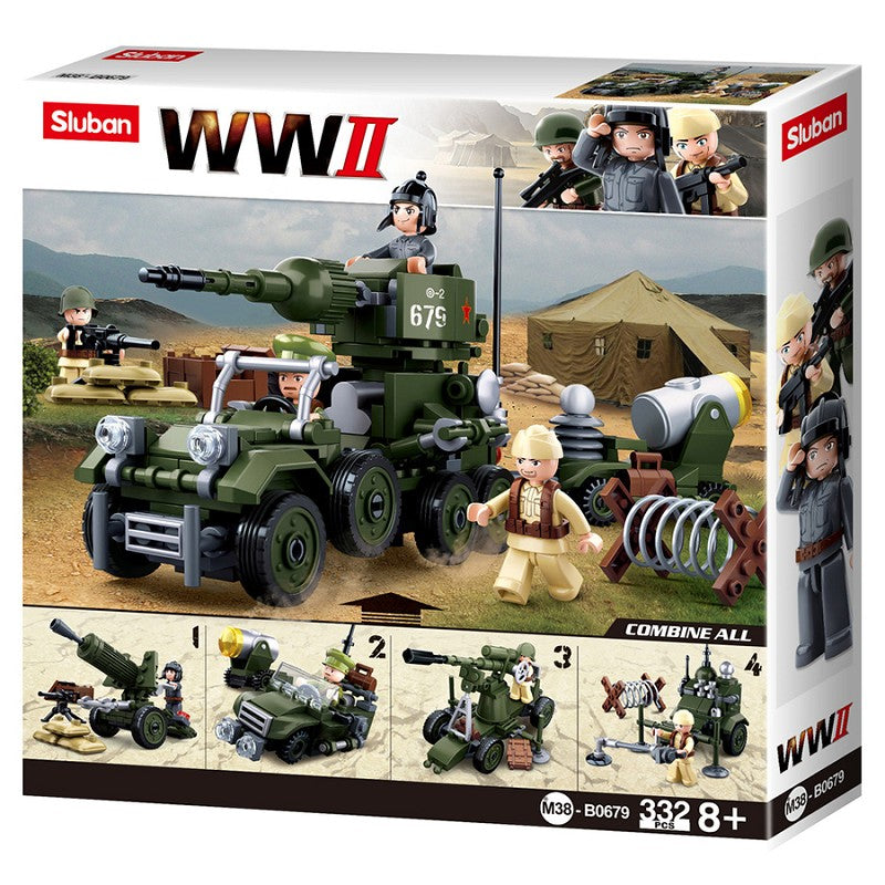Sluban WWII Giftbox 4 in 1 M38-B0679 