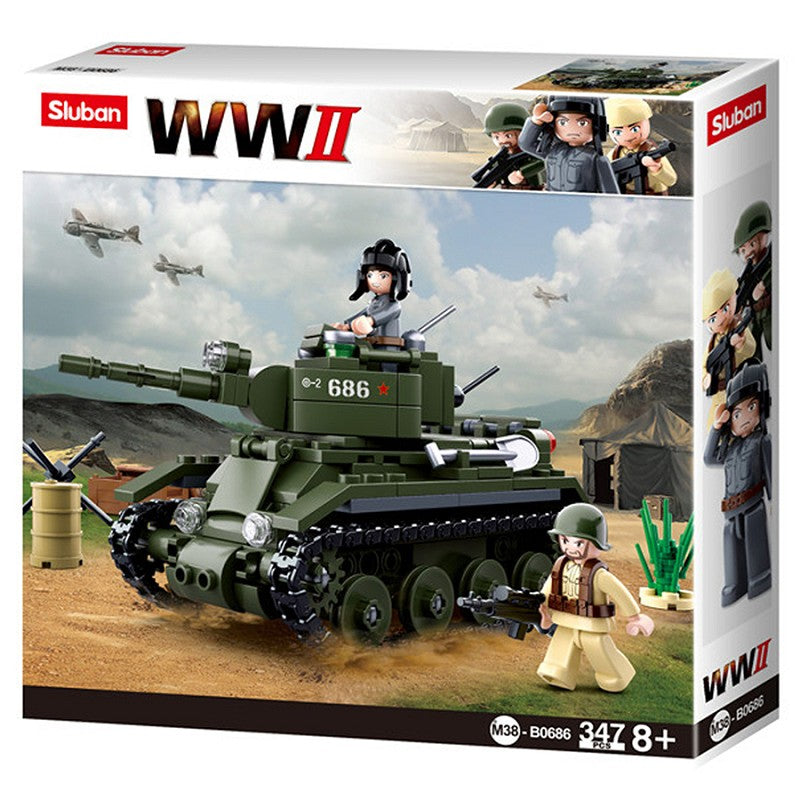 Sluban WWII Allied cavalry tank M38-B0686 