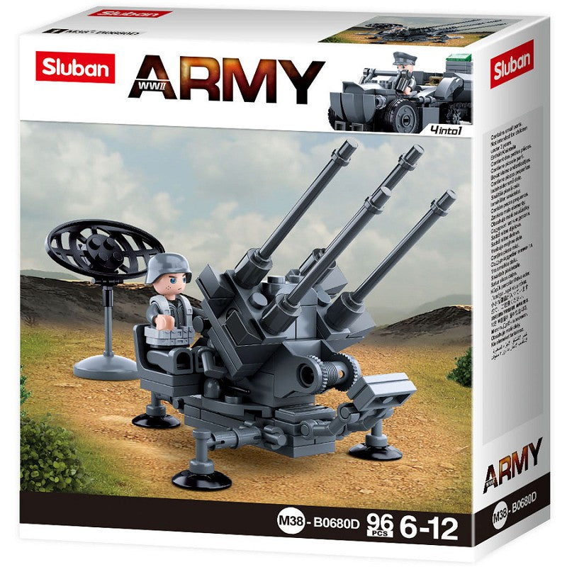 Sluban German Army Air-defense artillery M38-B0680D 