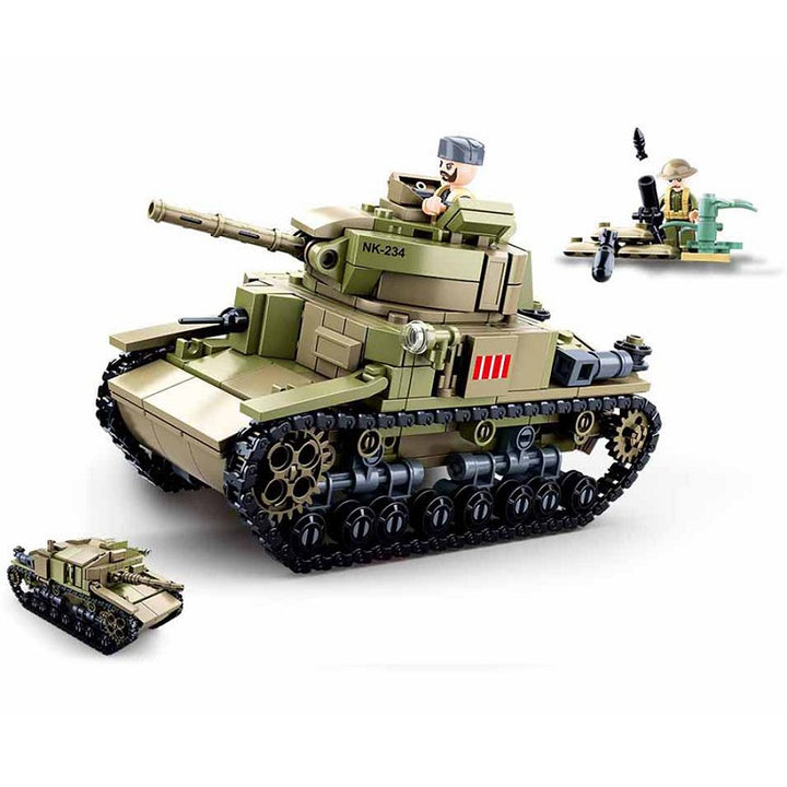 Sluban Medium Italian tank 2in1 M38-B0711 