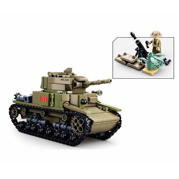 Sluban Medium Italian tank 2in1 M38-B0711 #16148