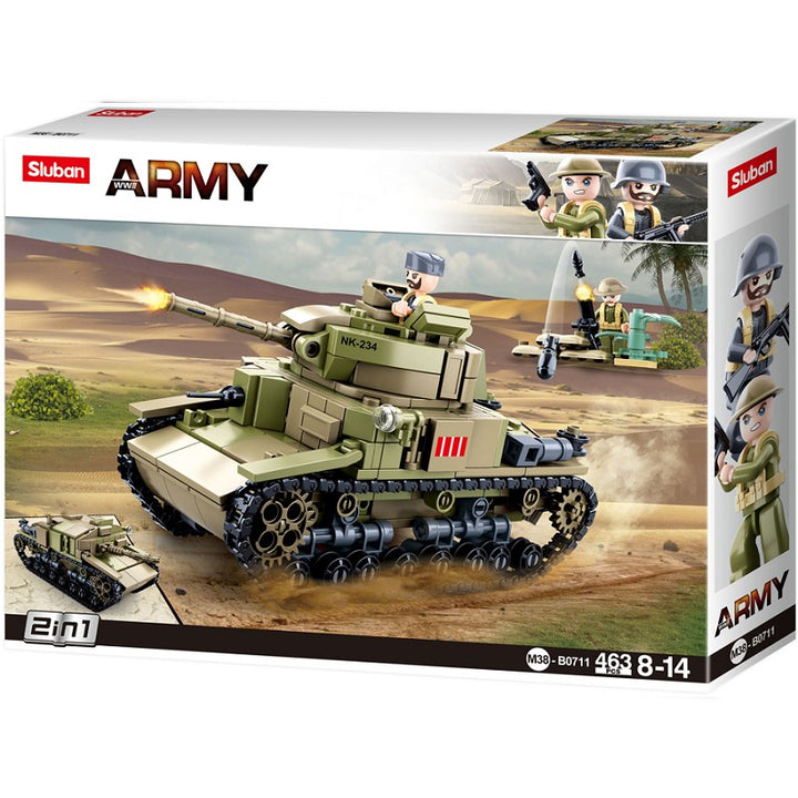 Sluban Medium Italian tank 2in1 M38-B0711 