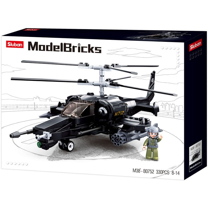 Sluban Combat helicopter M38-B0752 