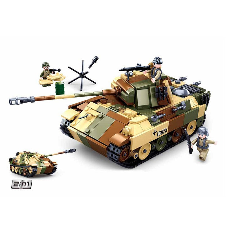 Sluban Medium German Tank M38-B0859 