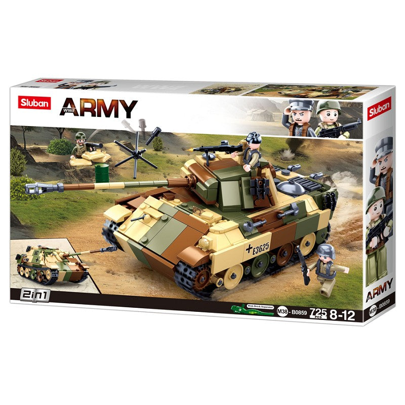 Sluban Medium German Tank M38-B0859 