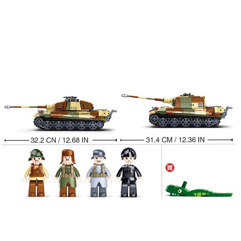 Sluban (Battle of Budapest) German tank 2in1 M38-B0980