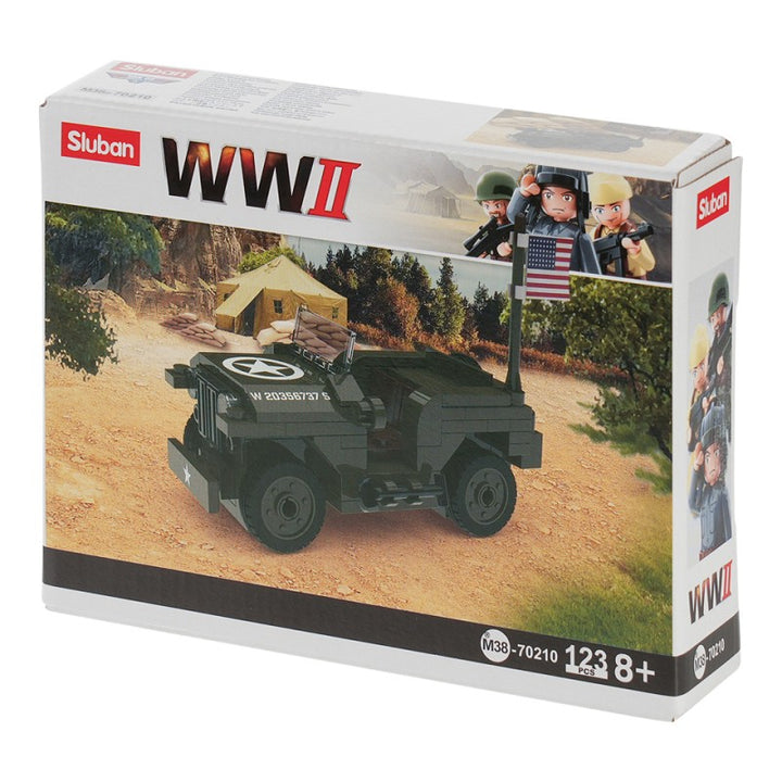 Sluban WWII Jeep US Army M38-70210 