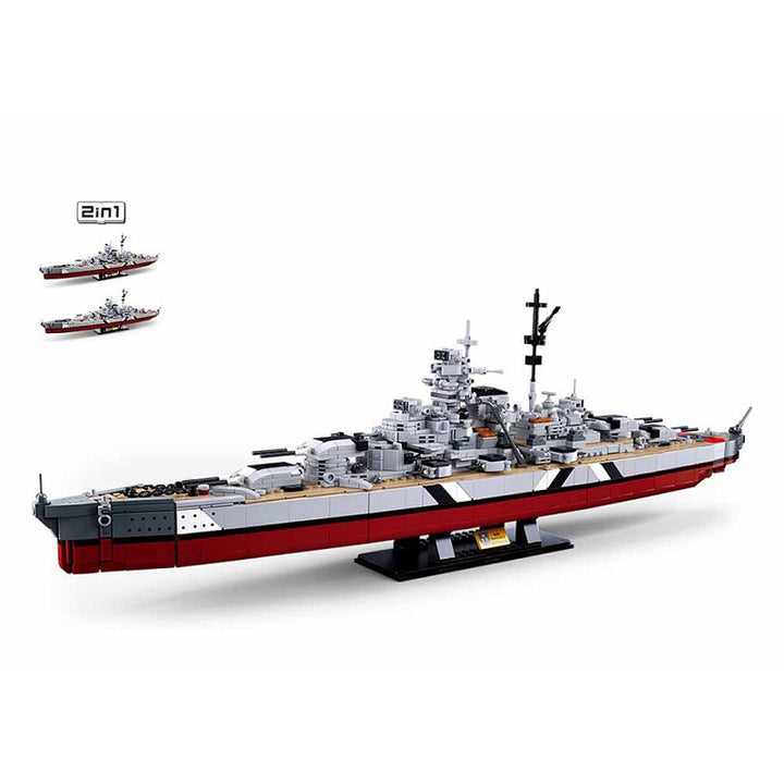 Sluban Bismarck Battleship 2 in 1 M38-B1102 