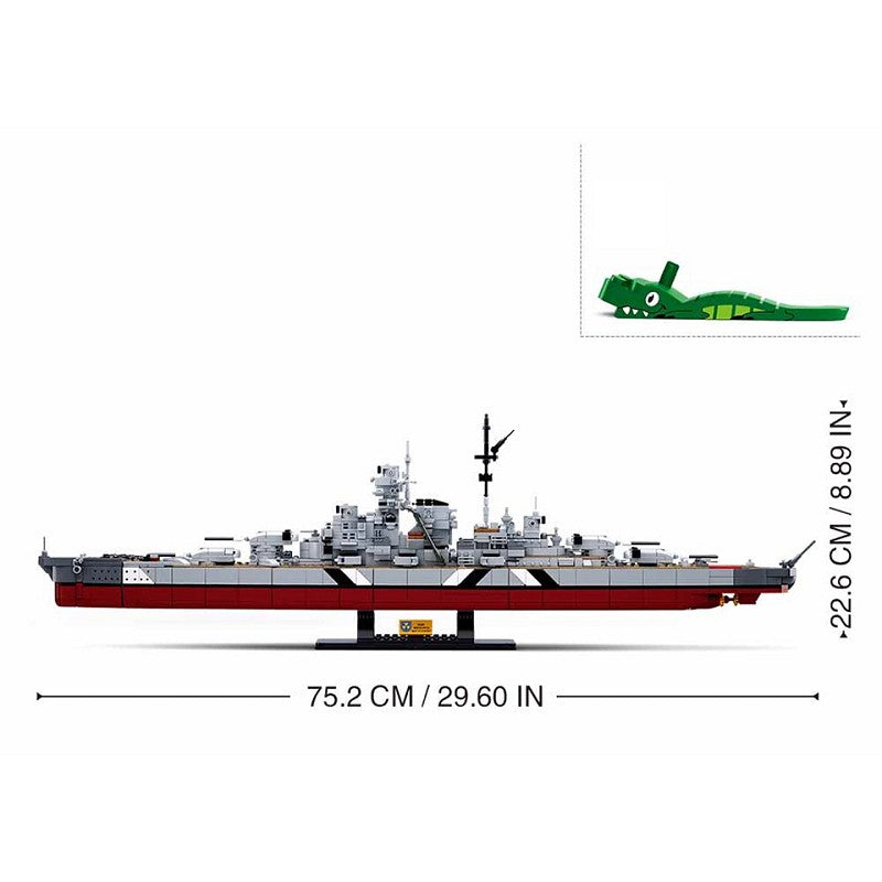 Sluban Bismarck Battleship 2 in 1 M38-B1102 