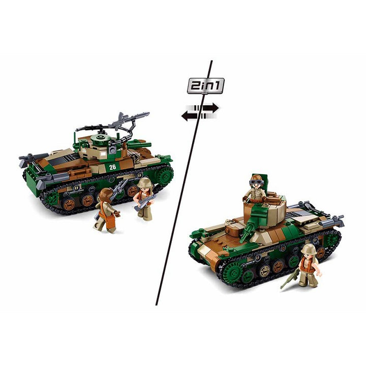 Sluban WWII Type 97 medium tank M38-1107 