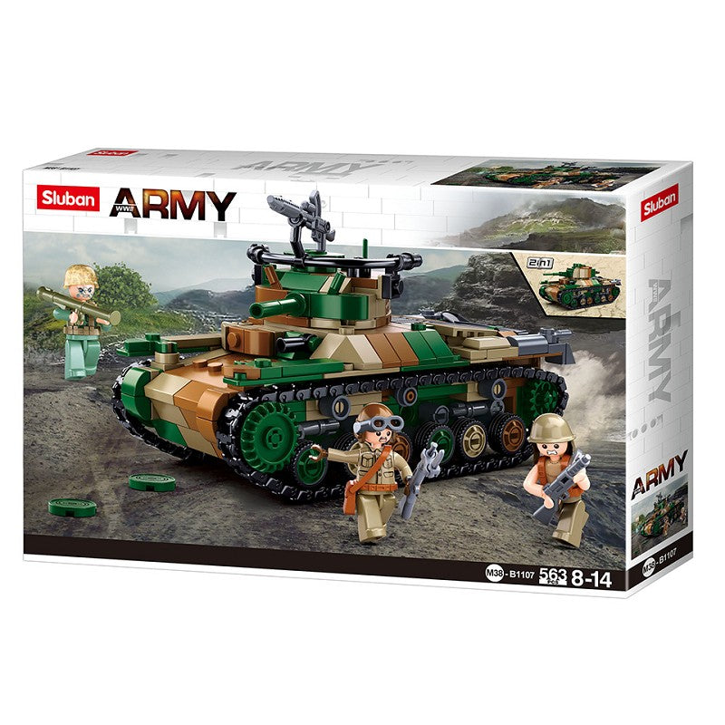 Sluban WWII Type 97 medium tank M38-1107 