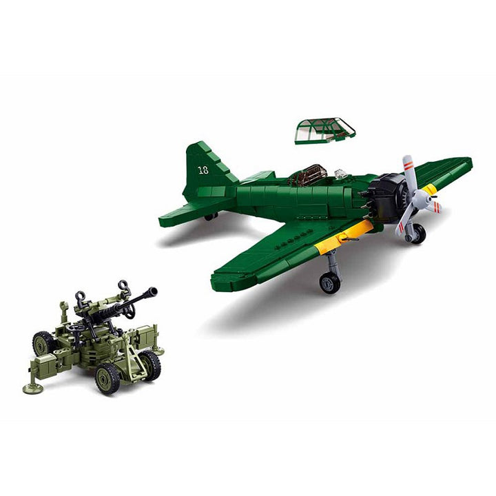 Sluban WWII A6M Zero M38-B1108 